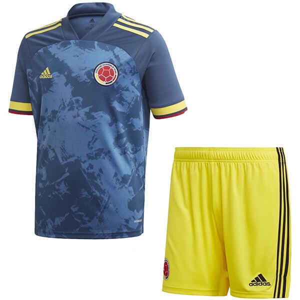 Camiseta Colombia Replica Segunda Ropa Niños 2020 Azul